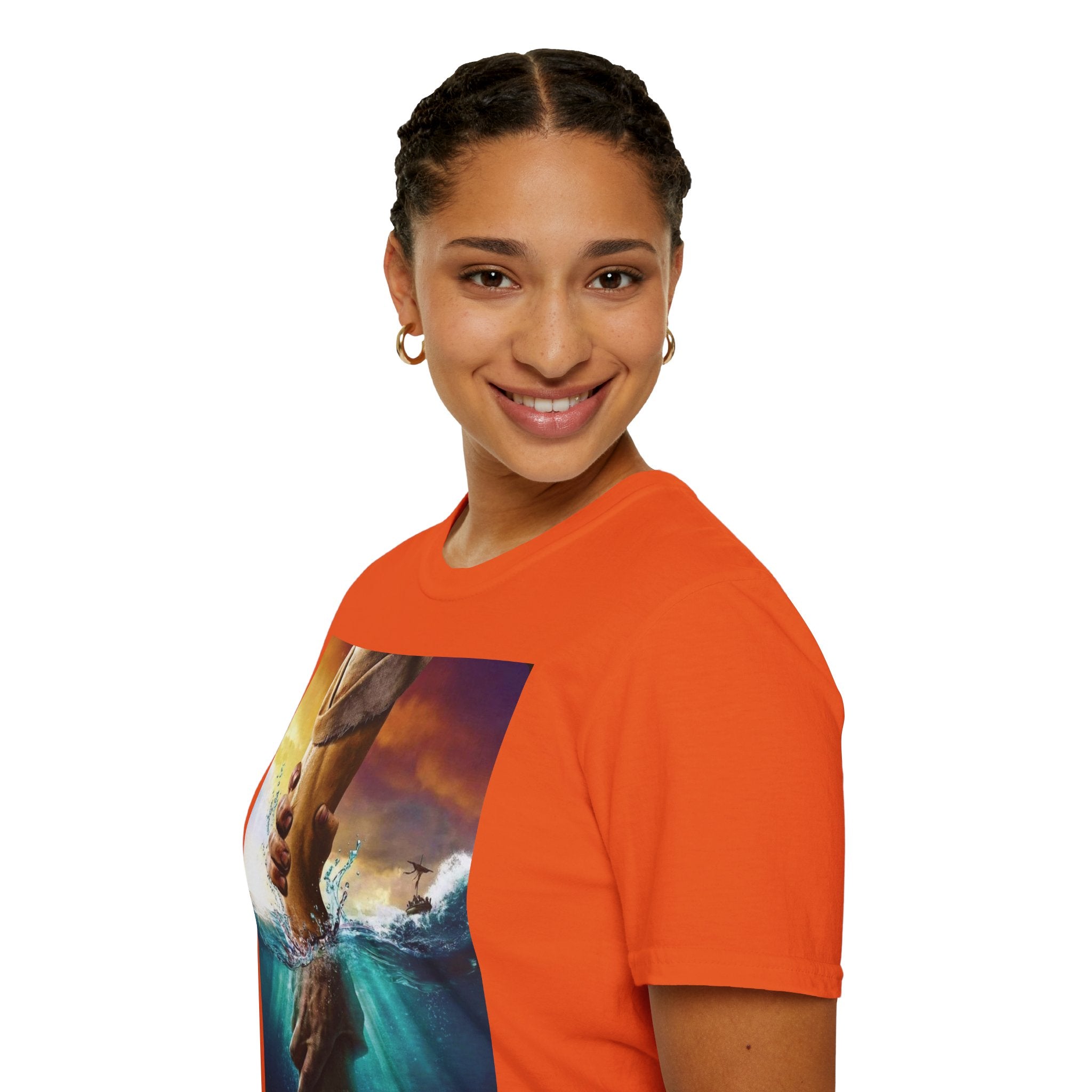 Rescue & Hope T-Shirt — Helping Hand Graphic Tee