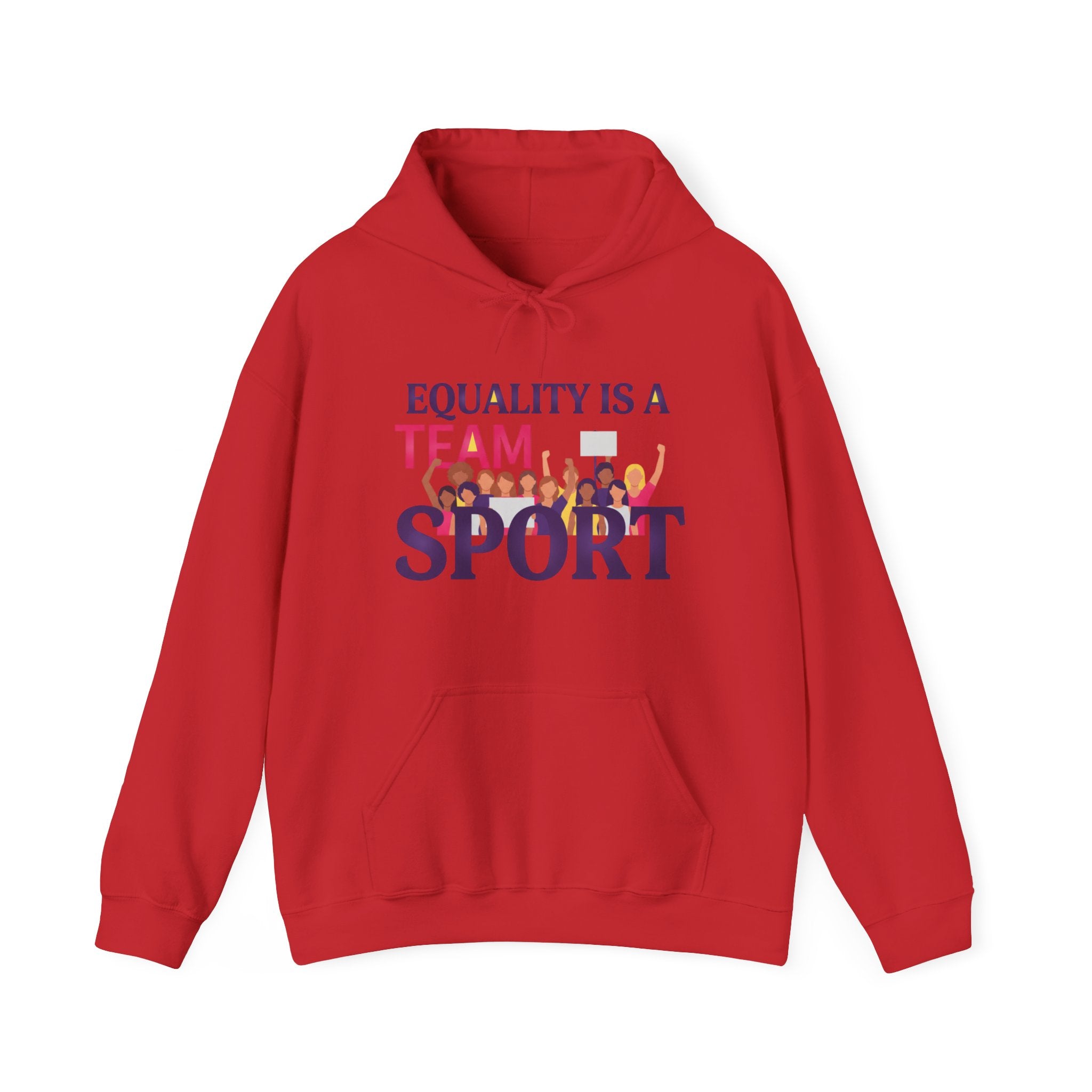 Equality Is a Team Sport Hoodie — Inclusive Team Unity Sweatshirt