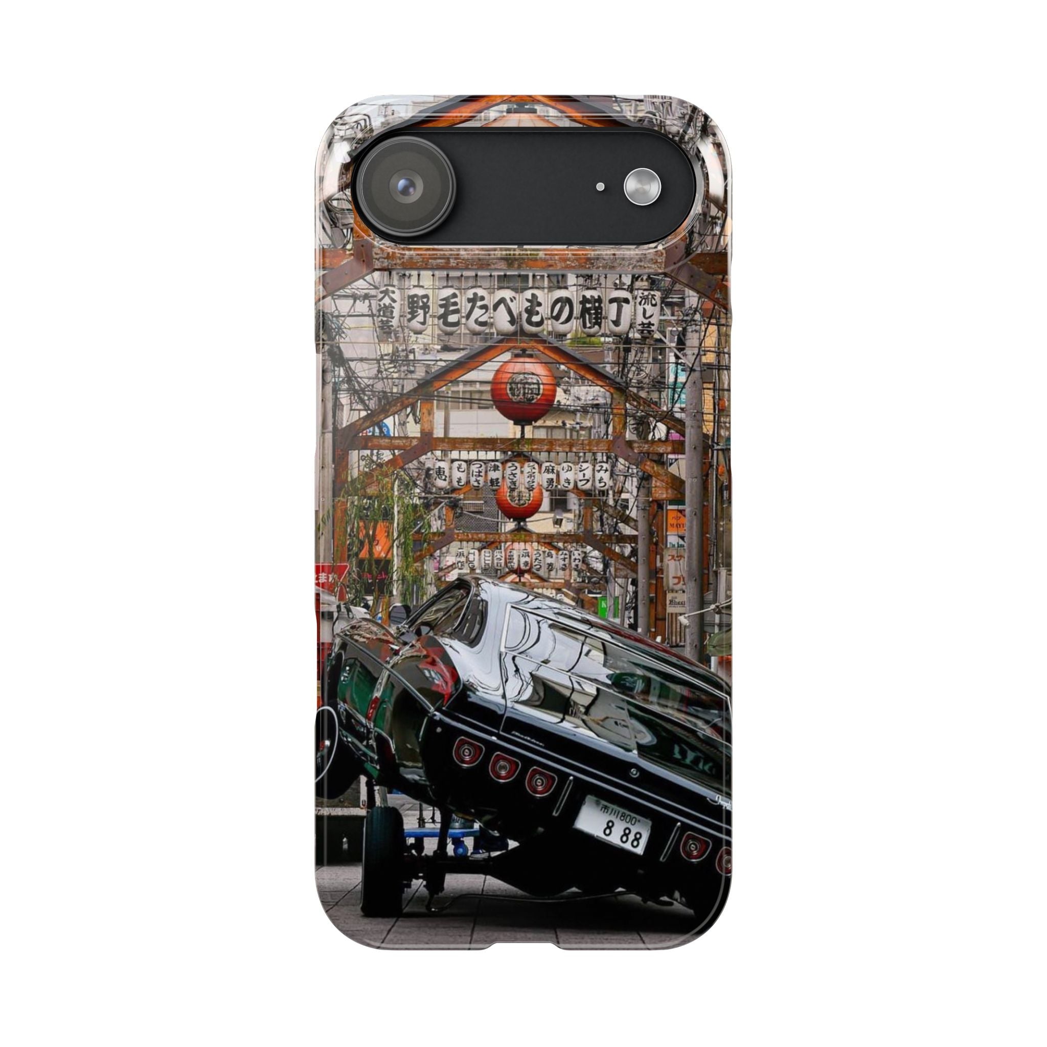 Retro Japanese Street Lowrider Slim Phone Case