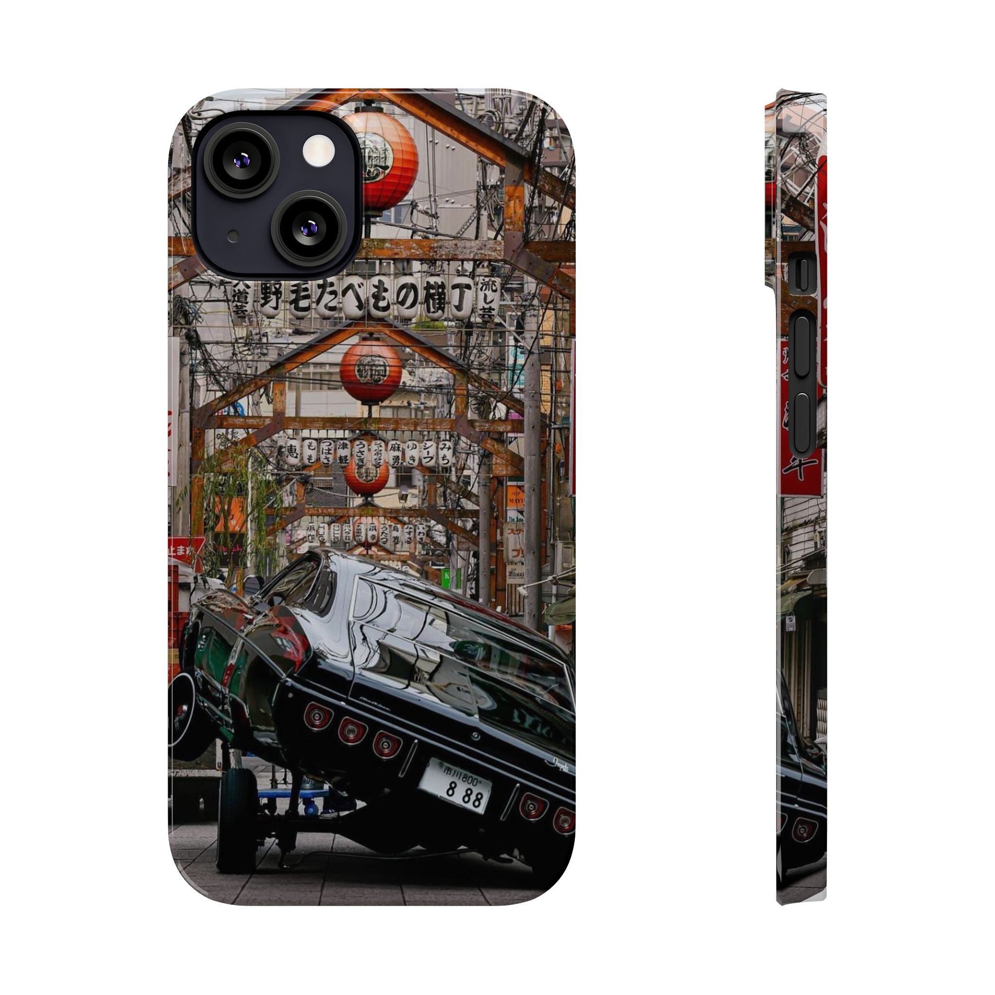 Retro Japanese Street Lowrider Slim Phone Case