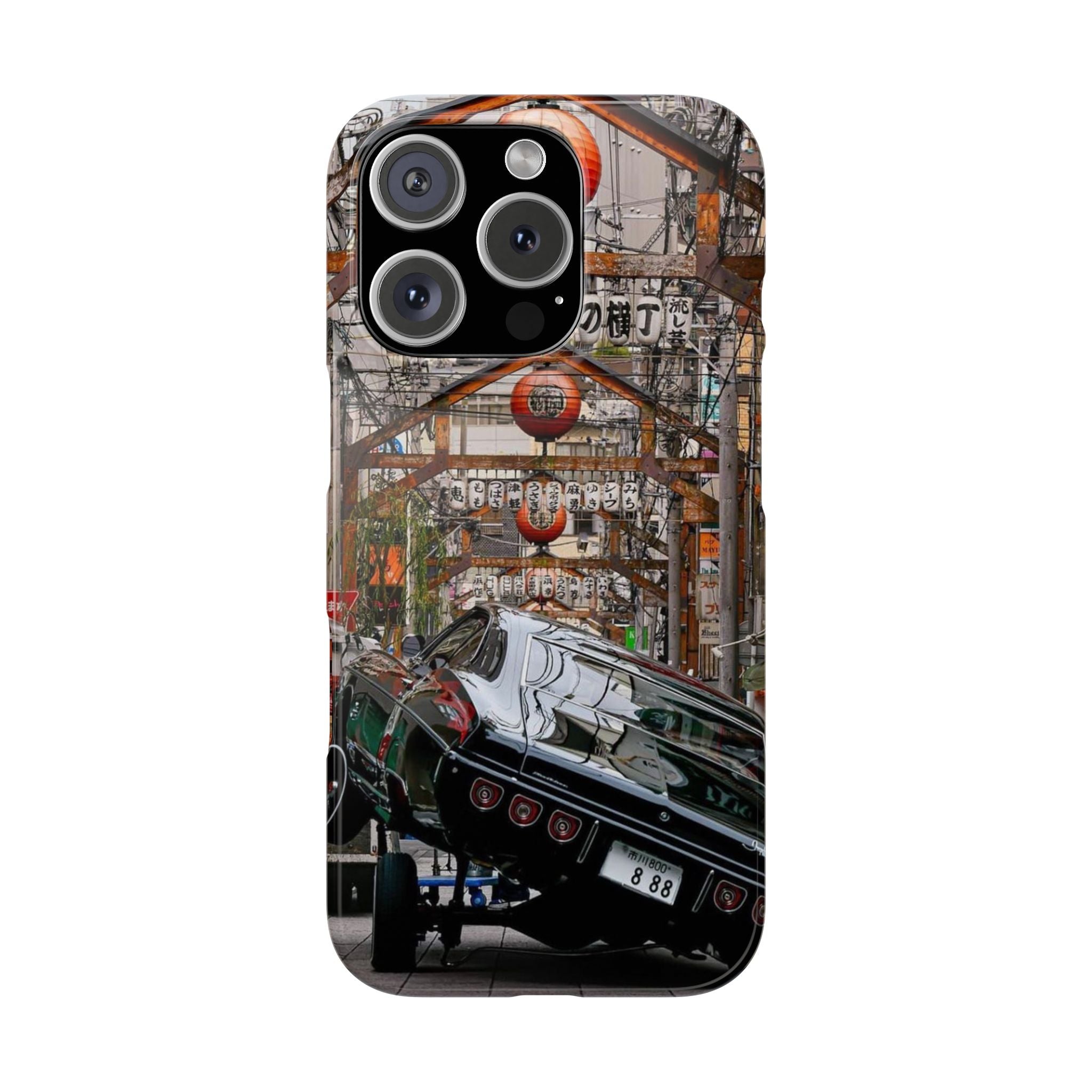 Retro Japanese Street Lowrider Slim Phone Case