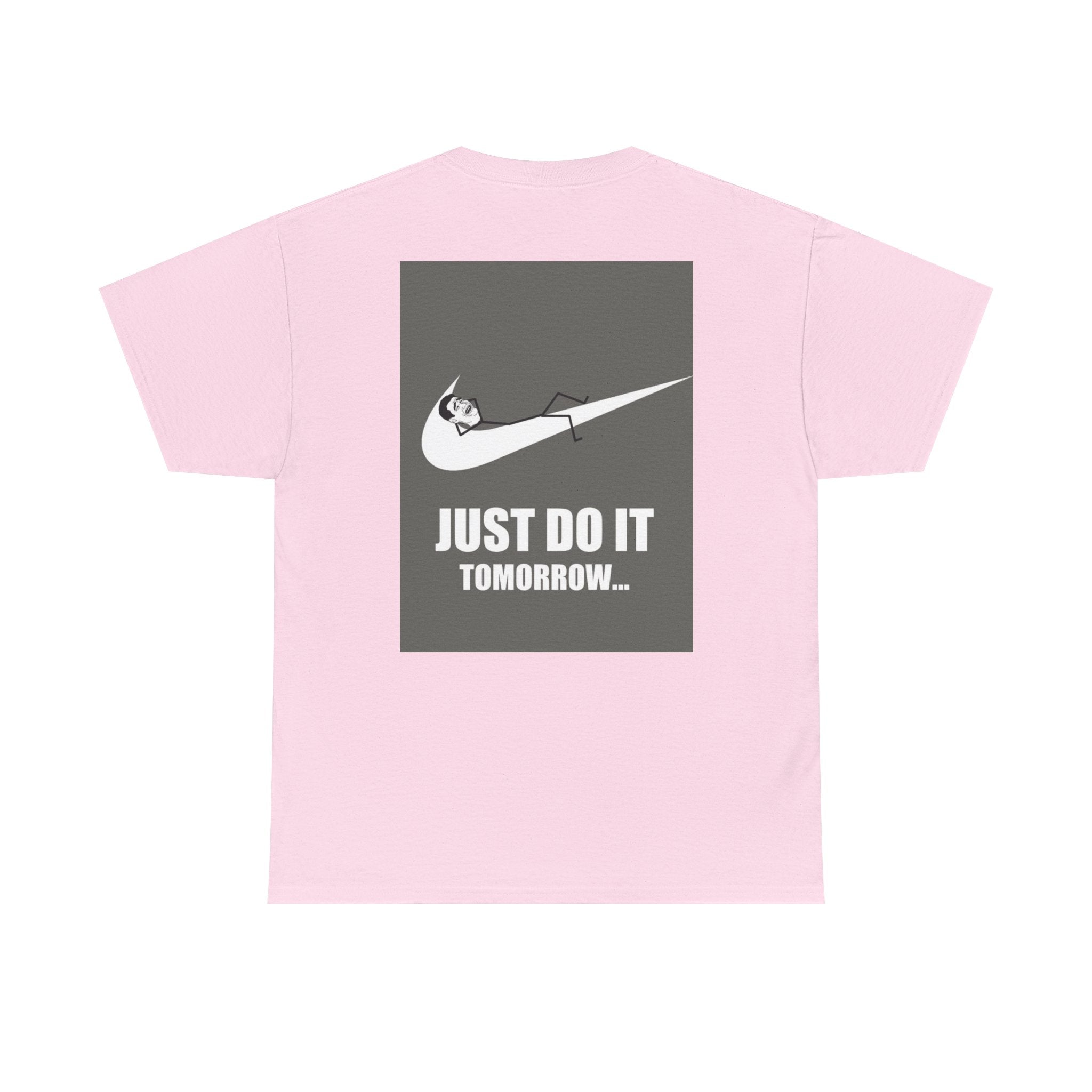 Just Do It Tomorrow Tee — 'Deal With It' Pixel Sunglasses Graphic T‑Shirt
