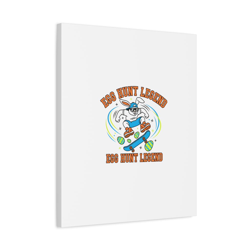 Egg Hunt Legend Canvas | Bold Boys Easter, Egg Hunter Skateboard Dino Egg