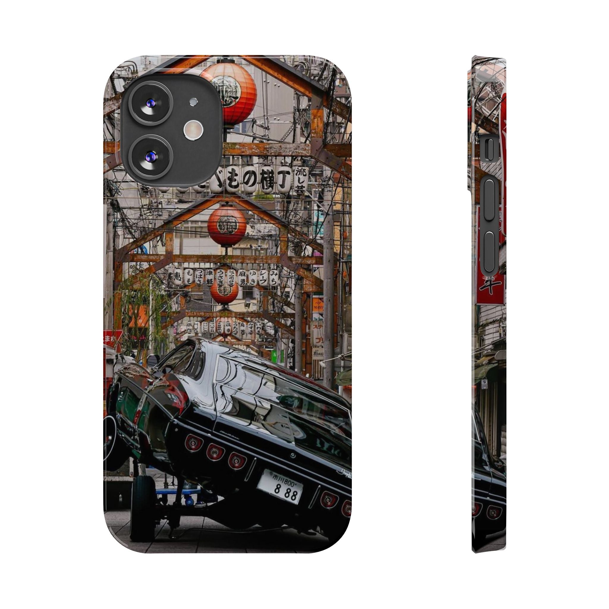 Retro Japanese Street Lowrider Slim Phone Case