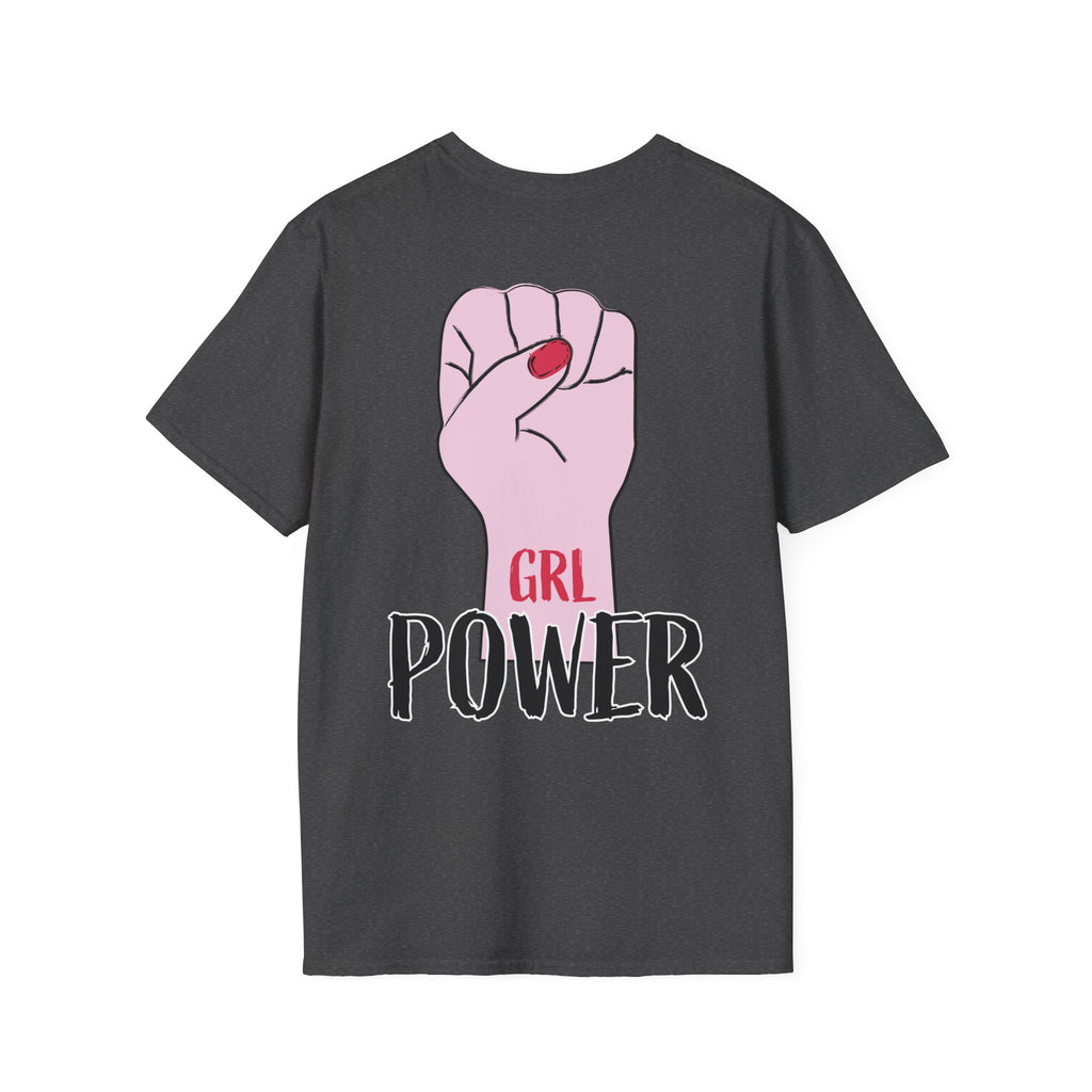 Girl Power Floral Portrait T-Shirt