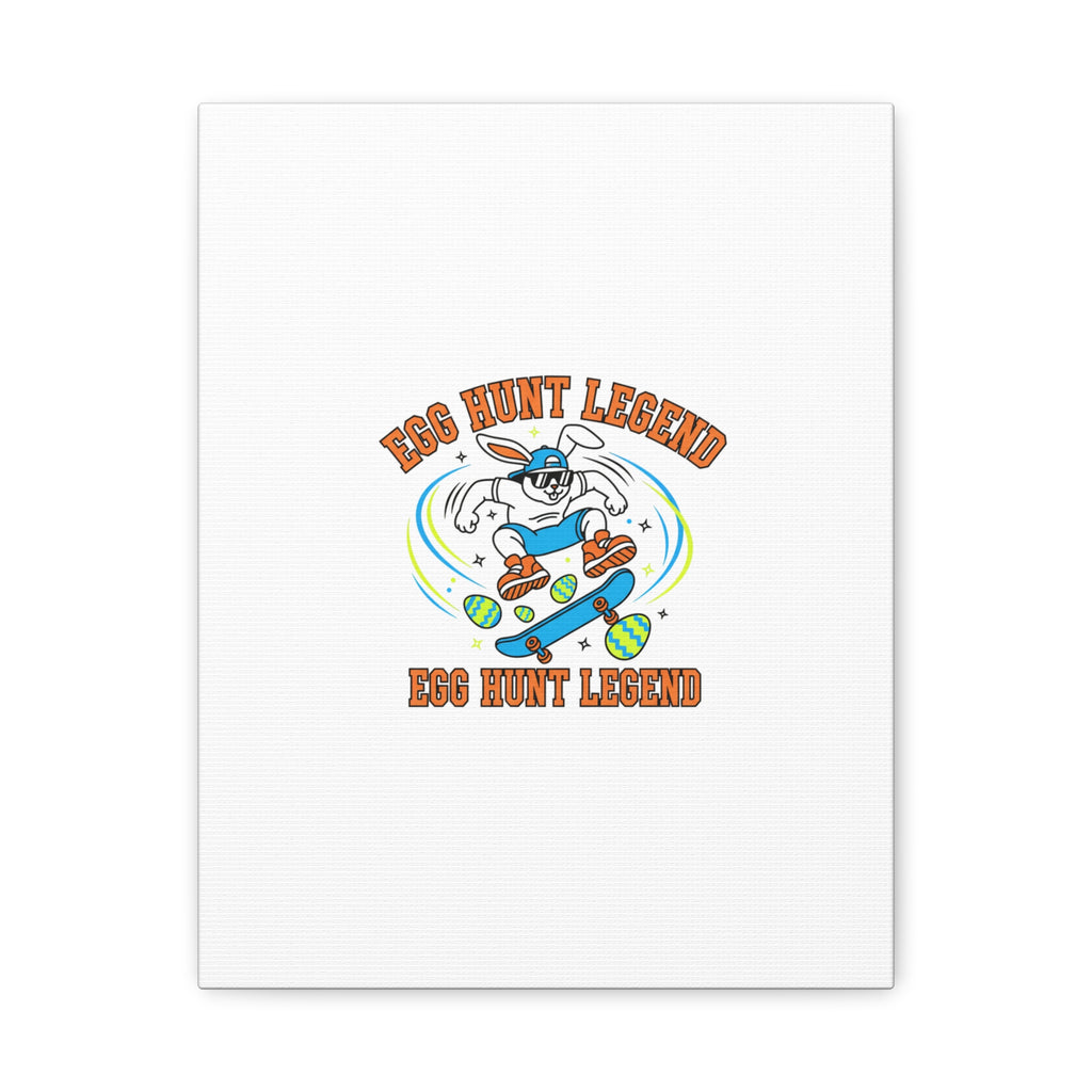 Egg Hunt Legend Canvas | Bold Boys Easter, Egg Hunter Skateboard Dino Egg