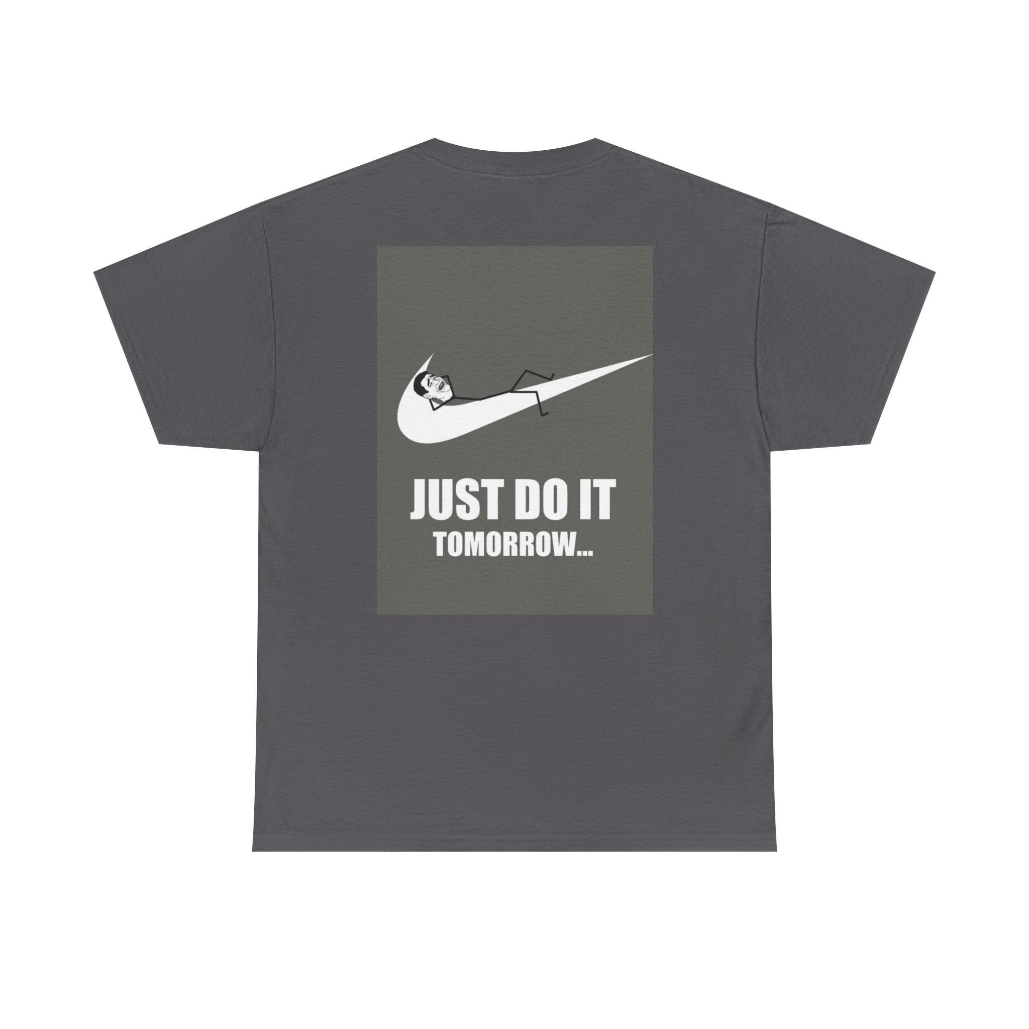 Just Do It Tomorrow Tee — 'Deal With It' Pixel Sunglasses Graphic T‑Shirt