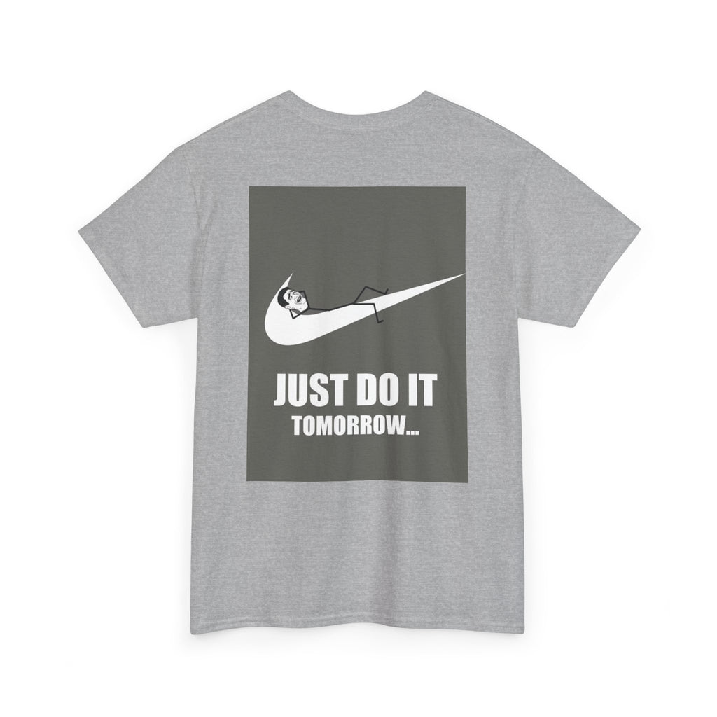 Just Do It Tomorrow Tee — 'Deal With It' Pixel Sunglasses Graphic T‑Shirt