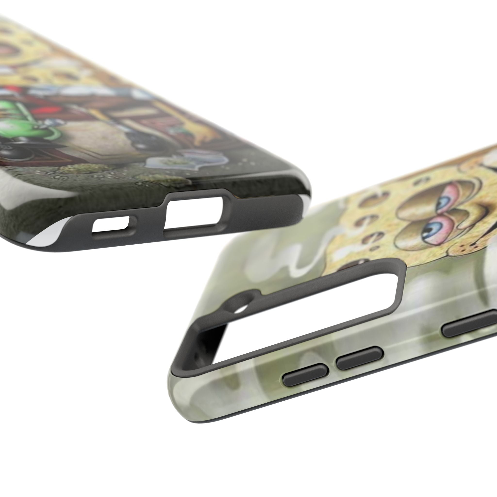 Sponge Parody Tough Phone Case – Stoned Cartoon Sponge Bob with Bong