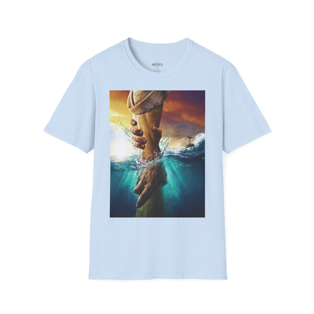 Rescue & Hope T-Shirt — Helping Hand Graphic Tee