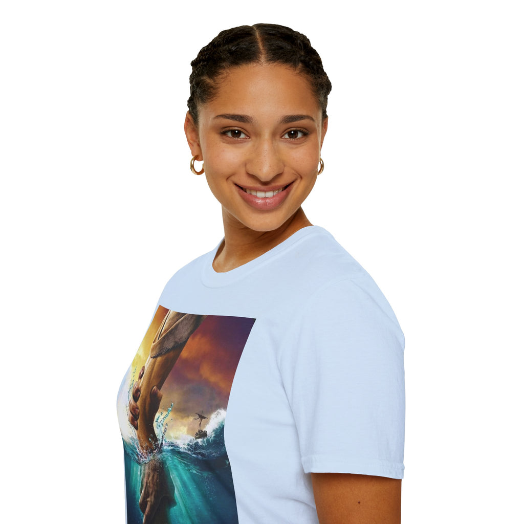 Rescue & Hope T-Shirt — Helping Hand Graphic Tee