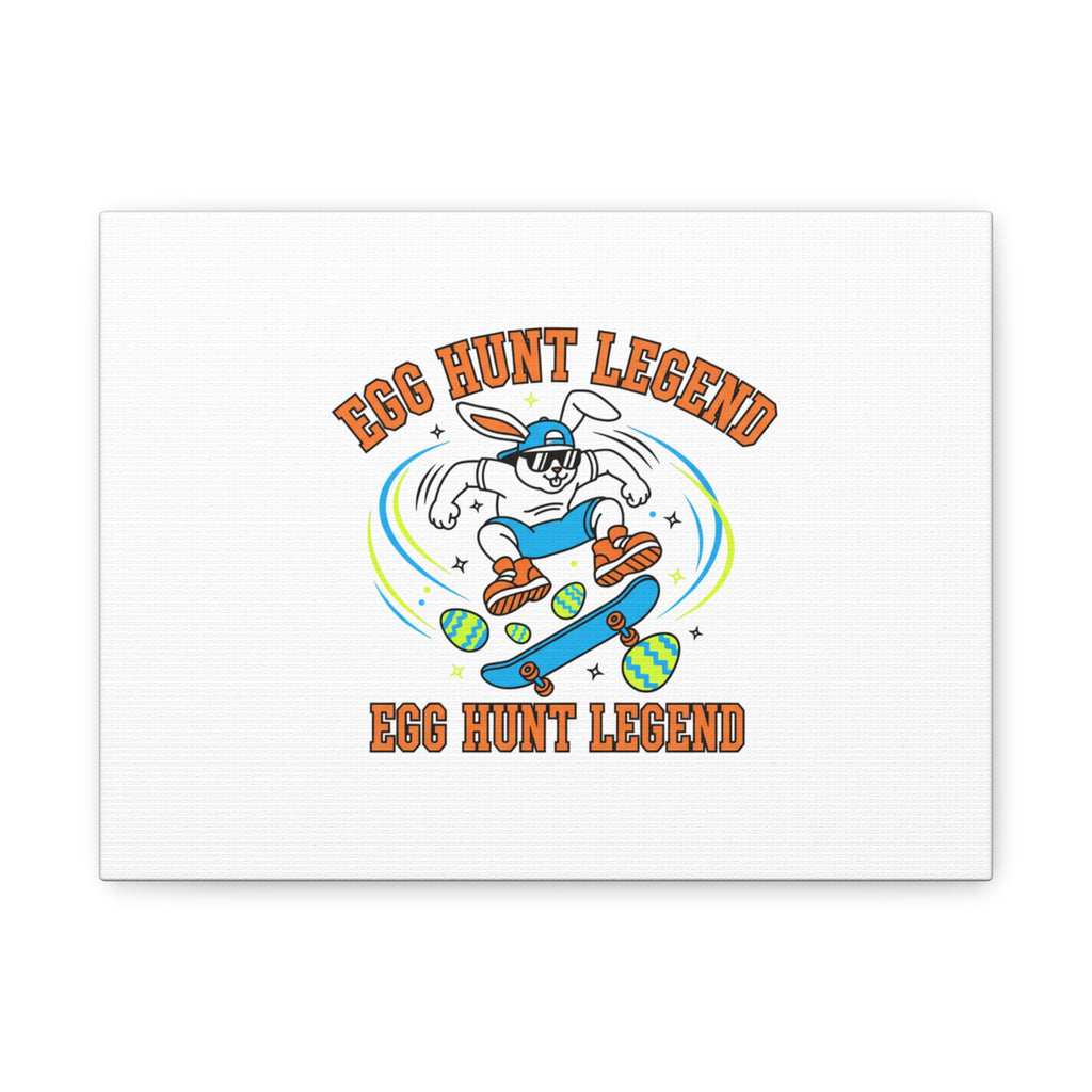 Egg Hunt Legend Canvas | Bold Boys Easter, Egg Hunter Skateboard Dino Egg