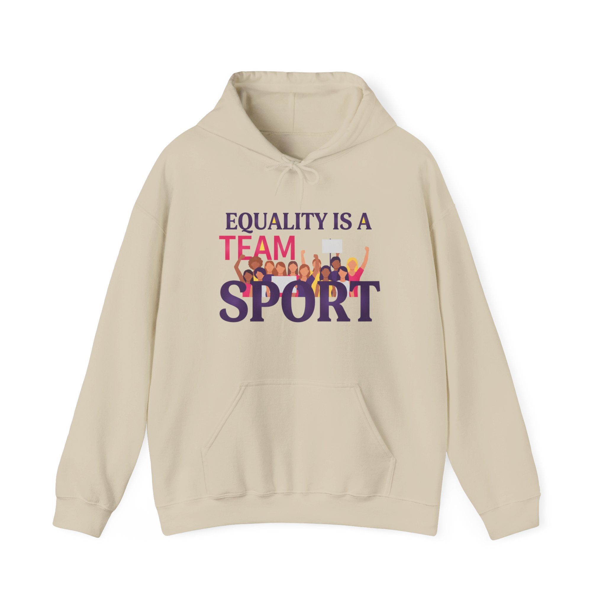 Equality Is a Team Sport Hoodie — Inclusive Team Unity Sweatshirt