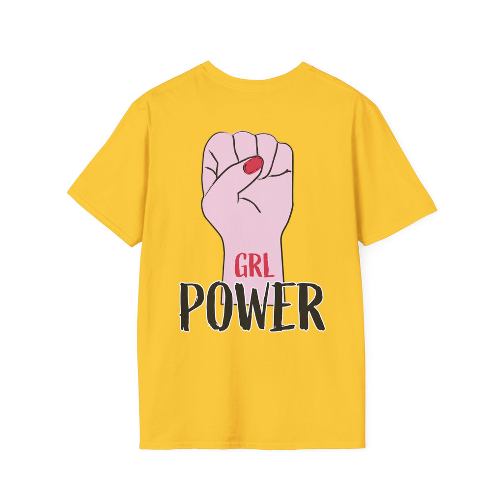 Girl Power Floral Portrait T-Shirt