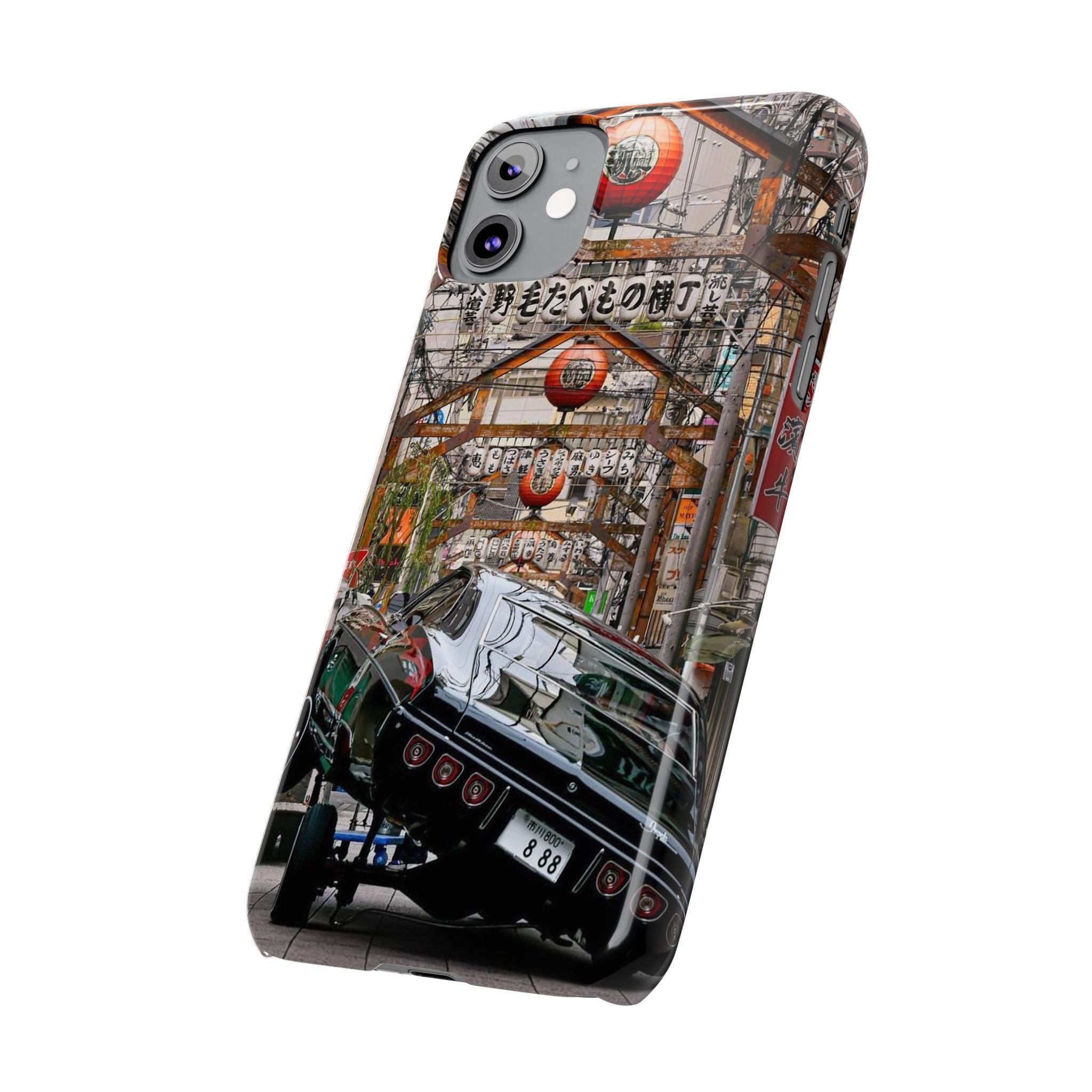 Retro Japanese Street Lowrider Slim Phone Case