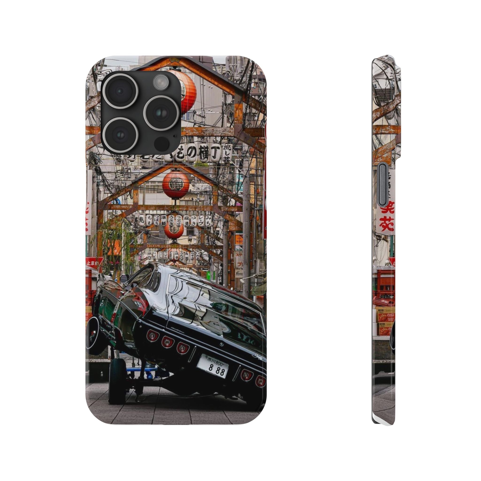 Retro Japanese Street Lowrider Slim Phone Case