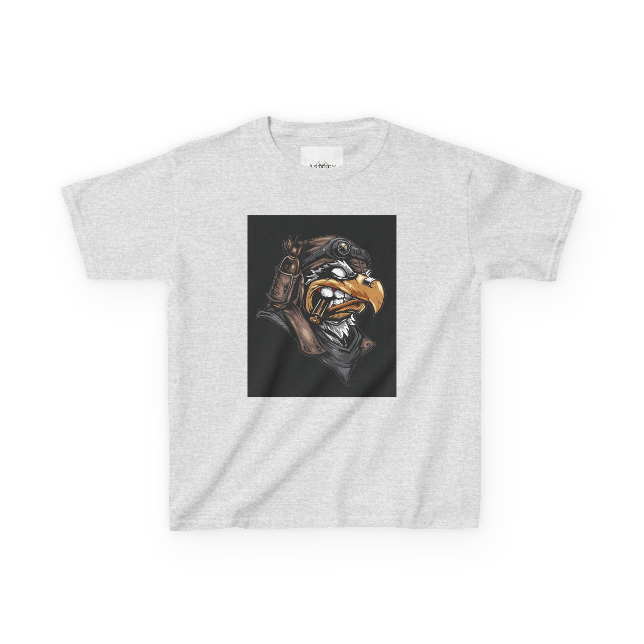 Kids Eagle Pilot T‑Shirt — Vintage Aviator Bird Graphic Tee for Boys