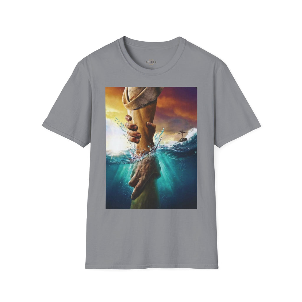 Rescue & Hope T-Shirt — Helping Hand Graphic Tee
