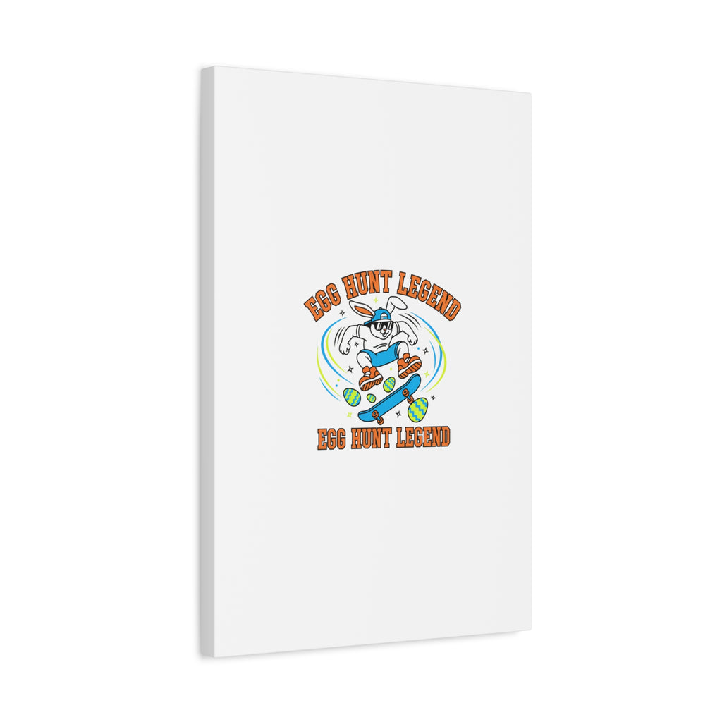 Egg Hunt Legend Canvas | Bold Boys Easter, Egg Hunter Skateboard Dino Egg