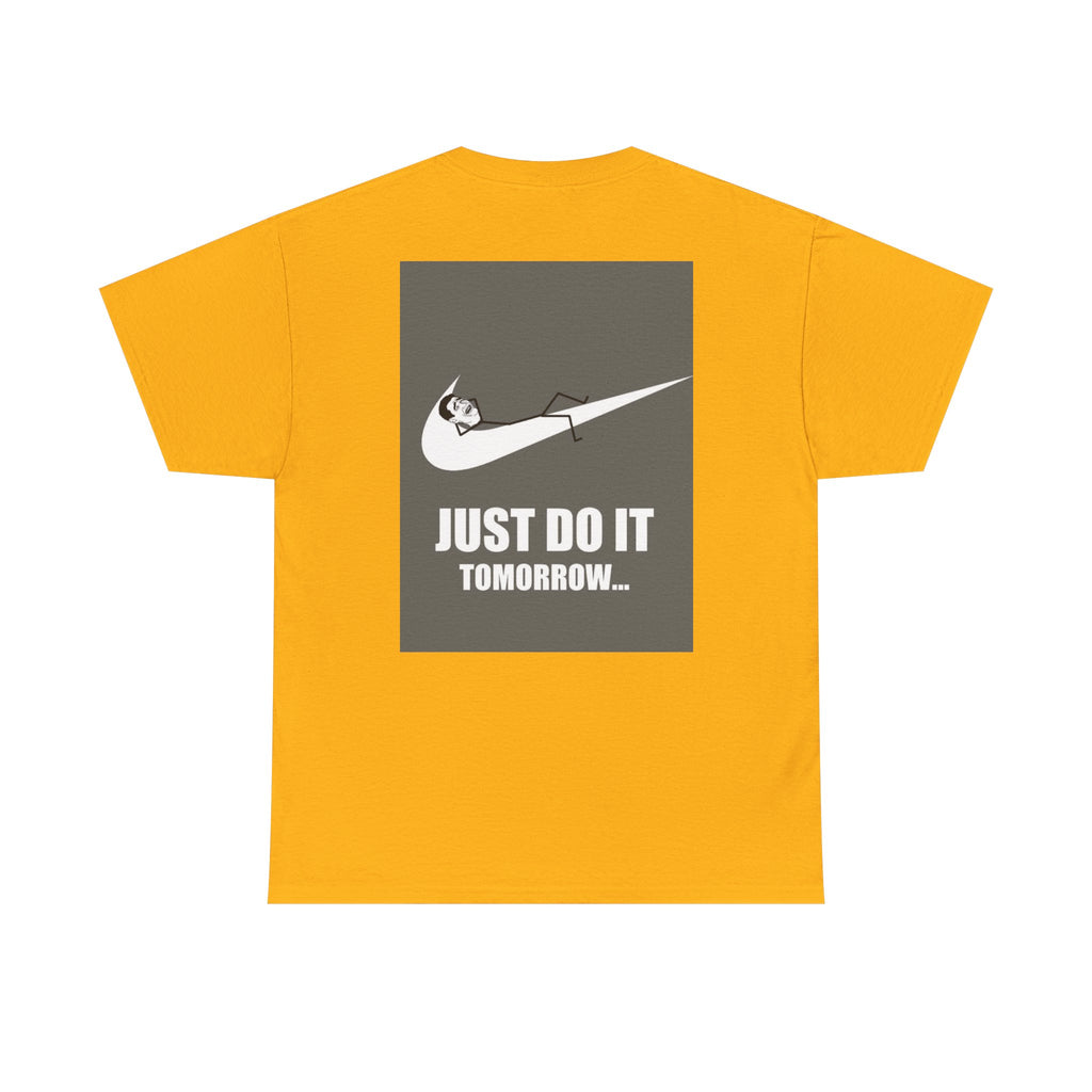 Just Do It Tomorrow Tee — 'Deal With It' Pixel Sunglasses Graphic T‑Shirt