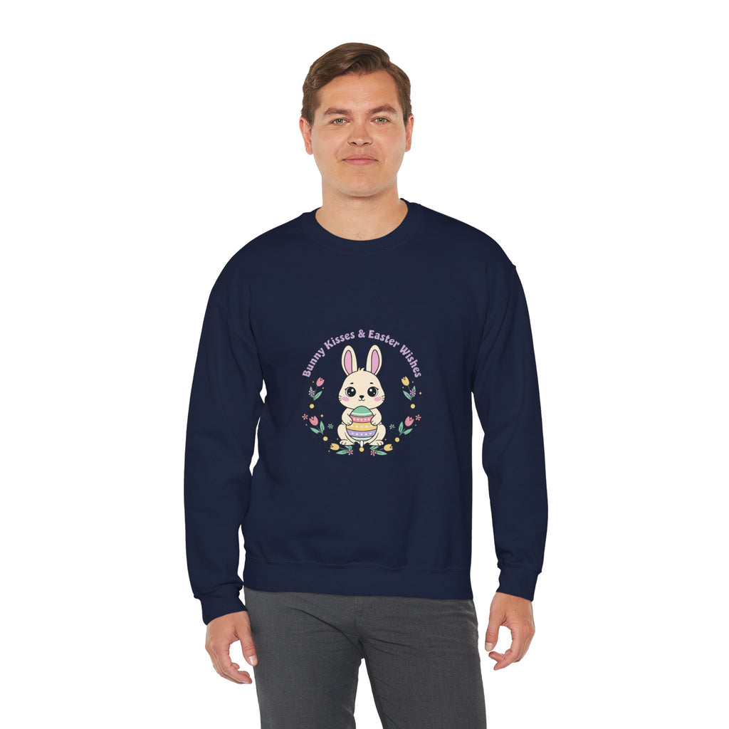 Easter Bunny Aesthetic Crewneck Sweatshirt, pastel spring, vintage Easter