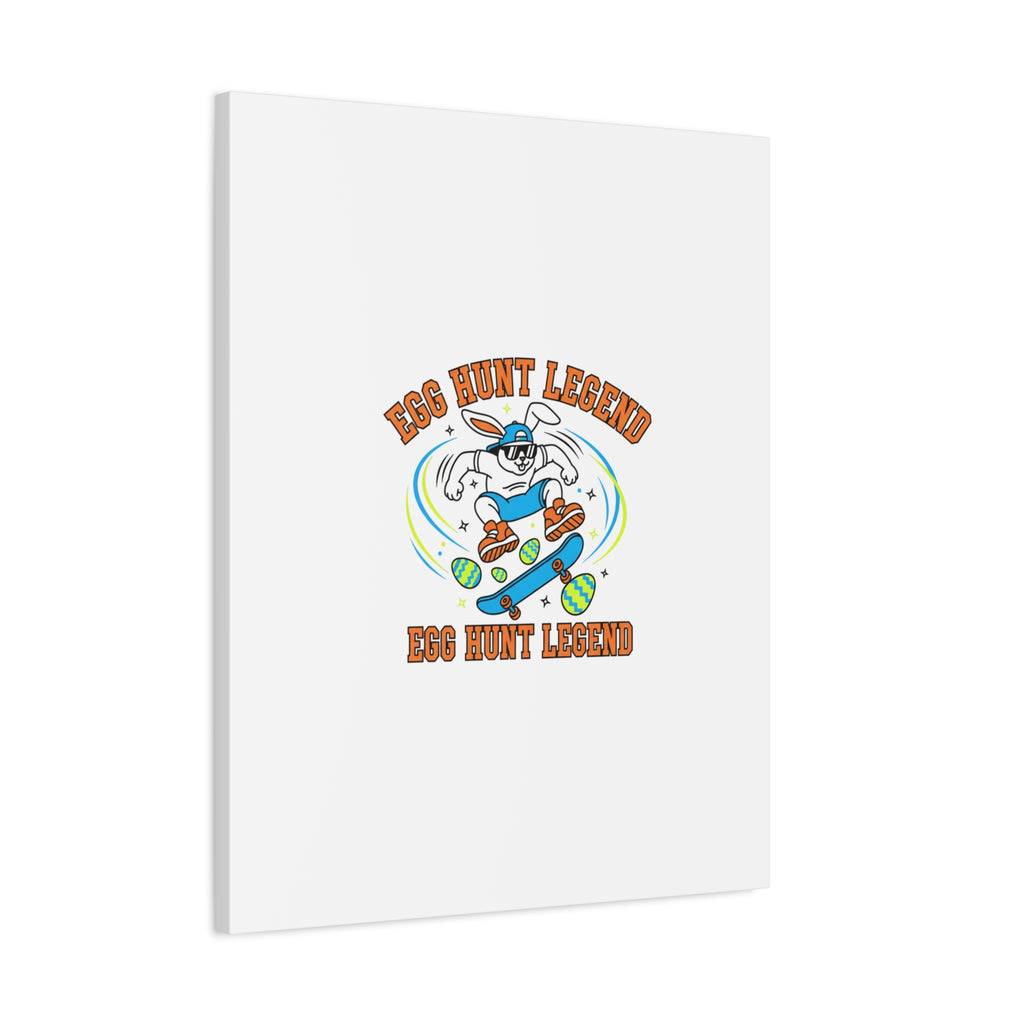 Egg Hunt Legend Canvas | Bold Boys Easter, Egg Hunter Skateboard Dino Egg