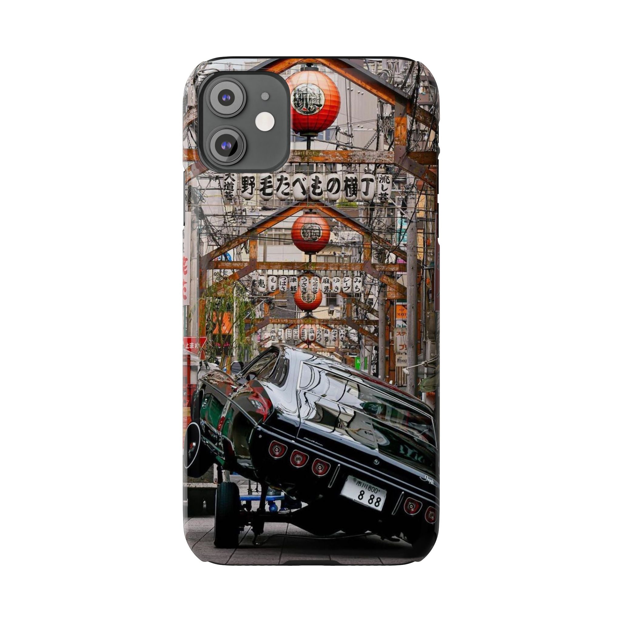 Retro Japanese Street Lowrider Slim Phone Case
