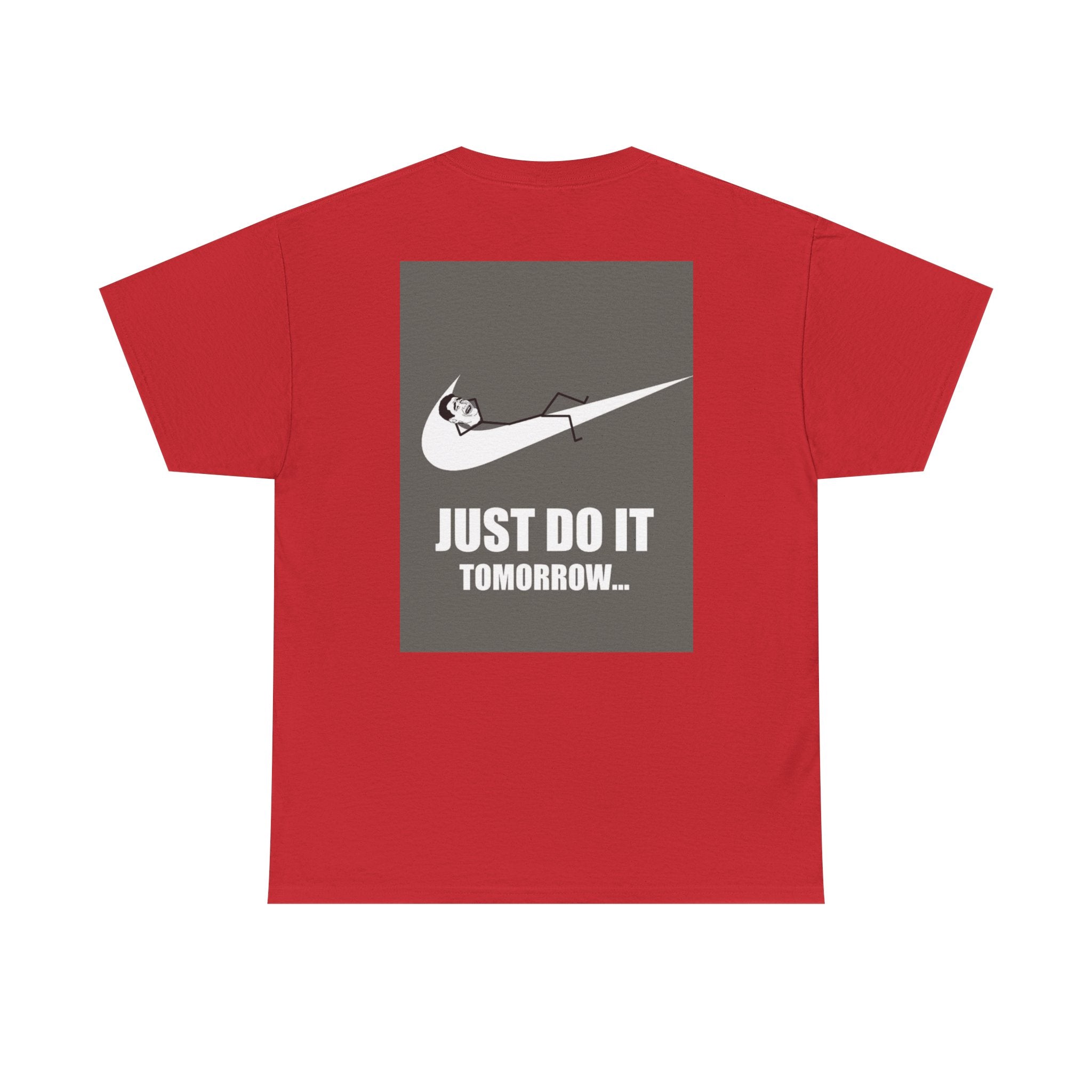Just Do It Tomorrow Tee — 'Deal With It' Pixel Sunglasses Graphic T‑Shirt