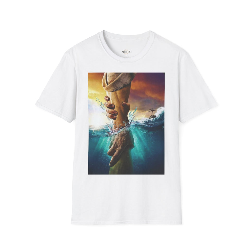 Rescue & Hope T-Shirt — Helping Hand Graphic Tee