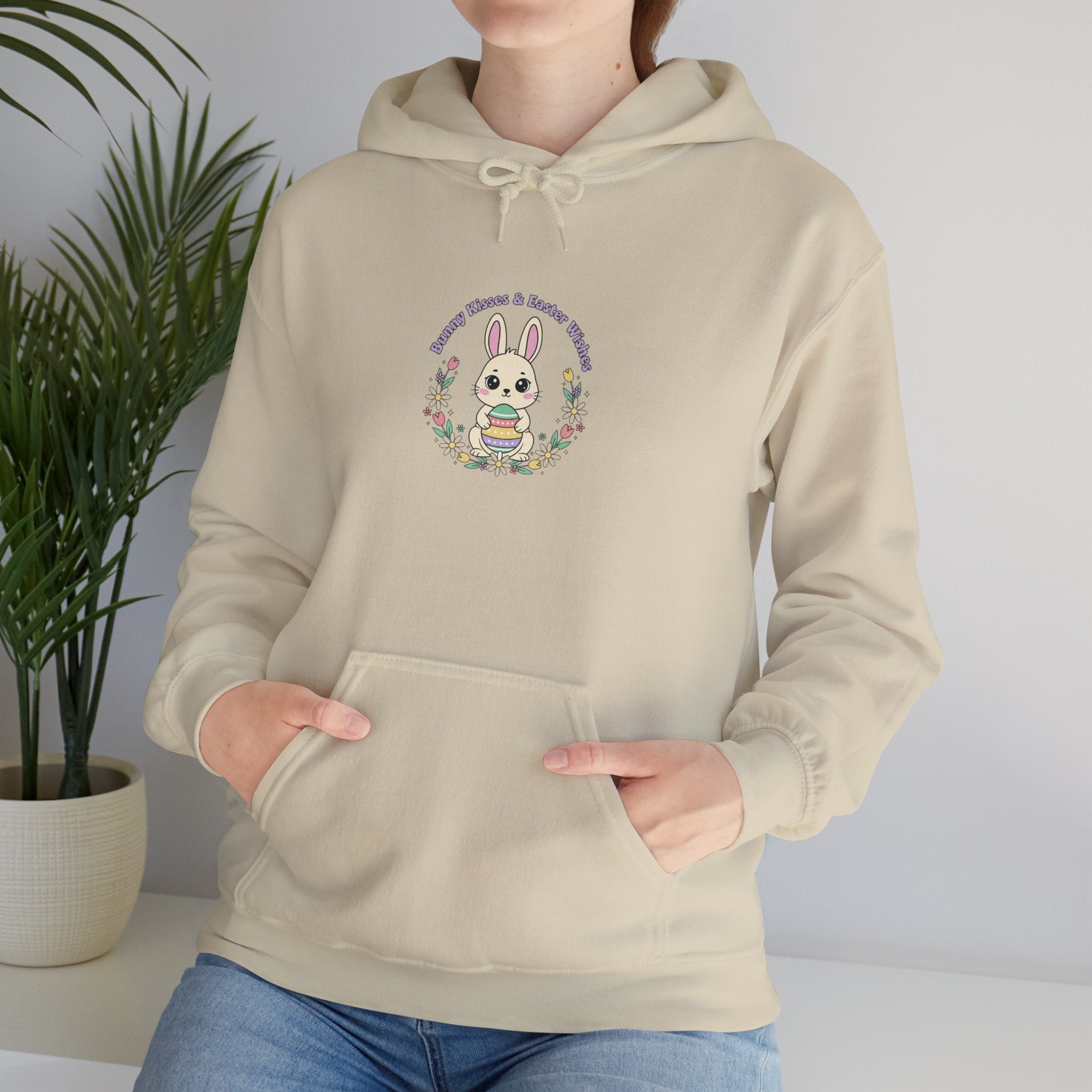 Easter Bunny Aesthetic Hoodie | pastel spring, vintage Easter