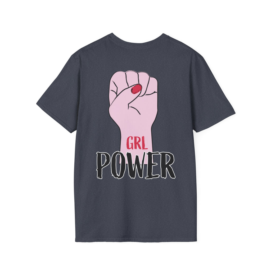 Girl Power Floral Portrait T-Shirt