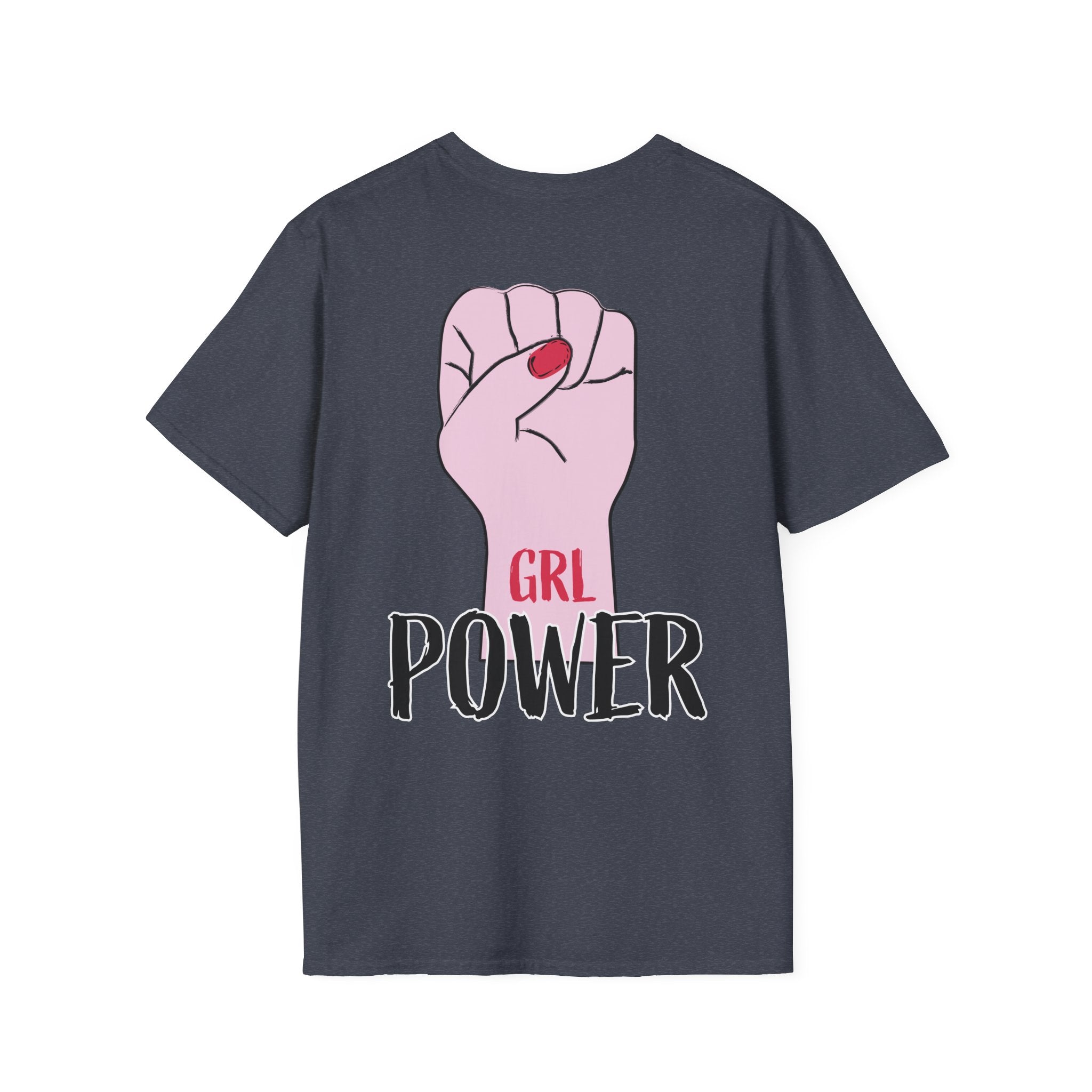 Girl Power Floral Portrait T-Shirt