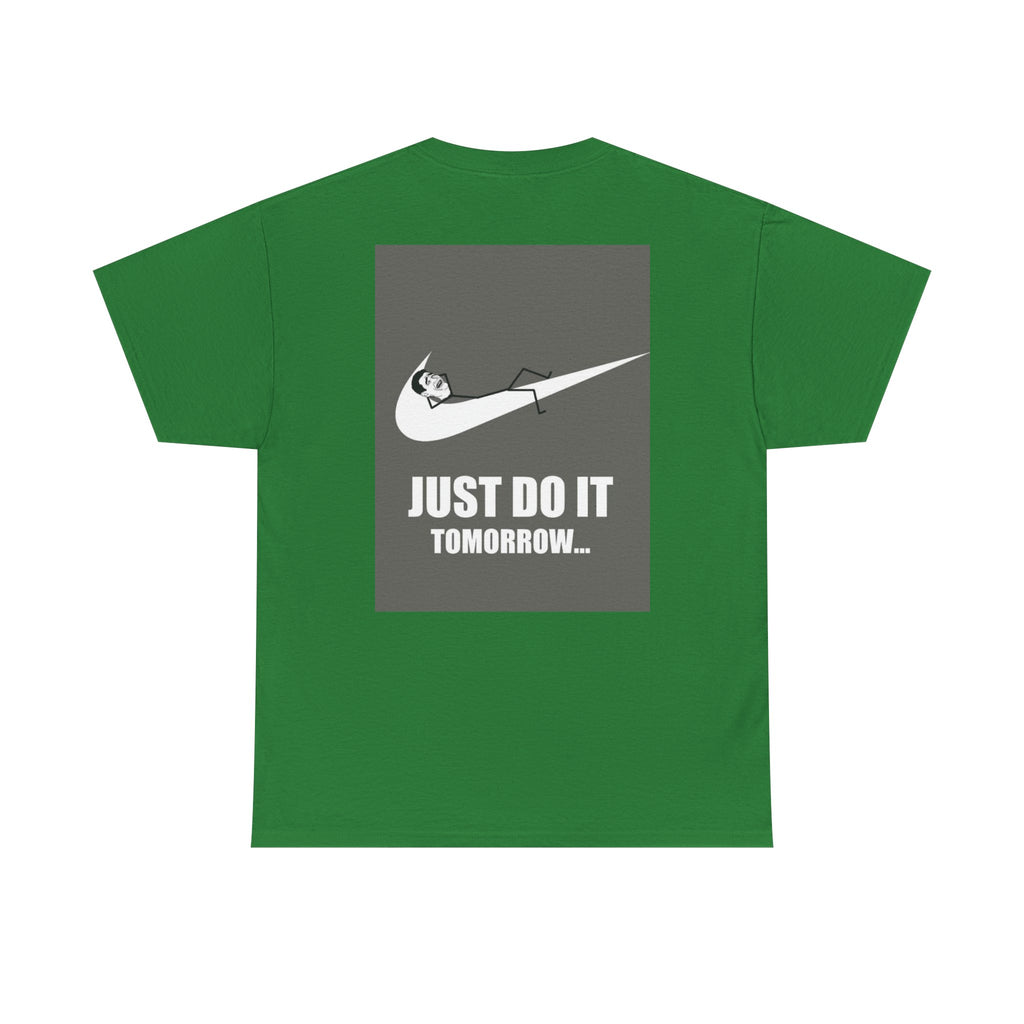 Just Do It Tomorrow Tee — 'Deal With It' Pixel Sunglasses Graphic T‑Shirt