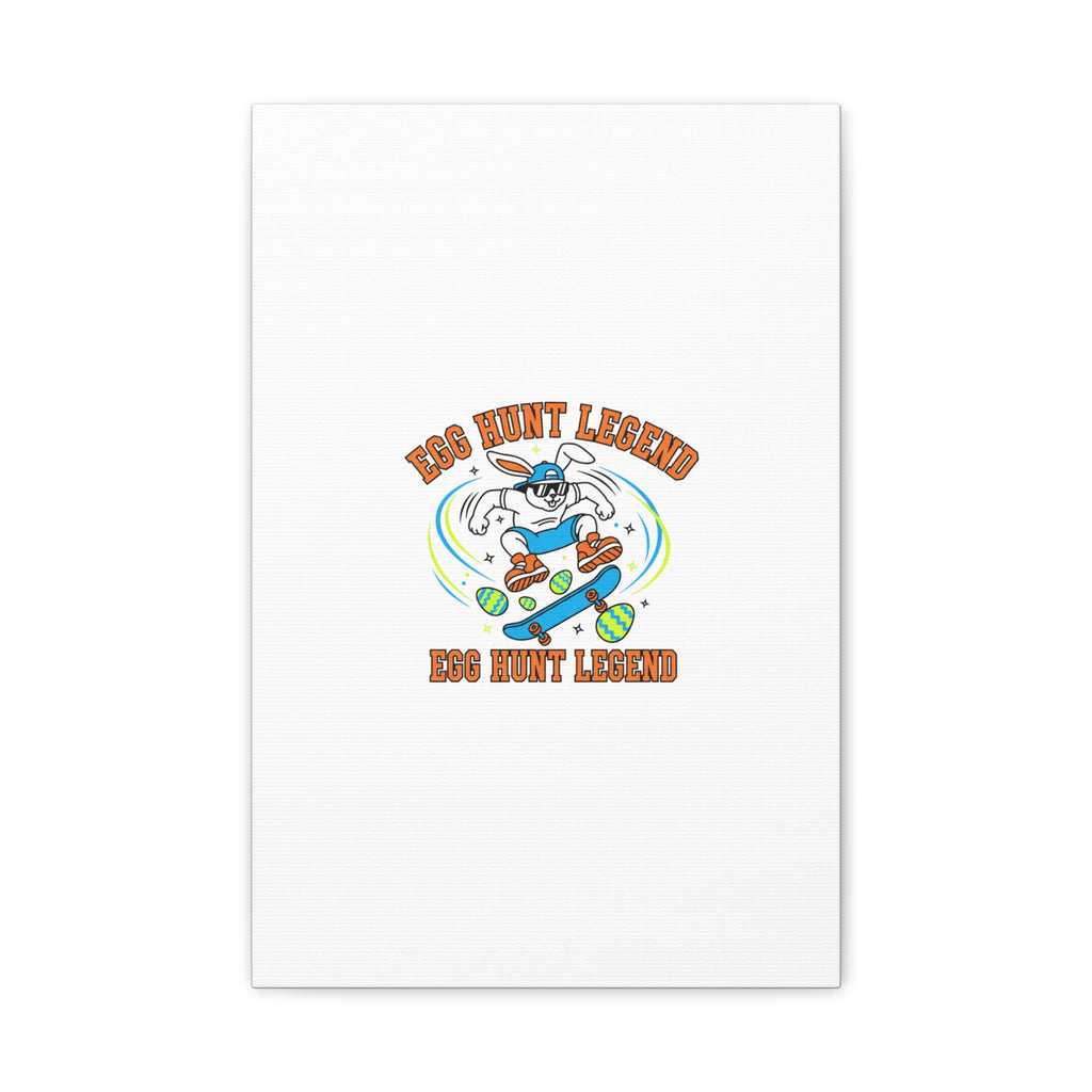 Egg Hunt Legend Canvas | Bold Boys Easter, Egg Hunter Skateboard Dino Egg