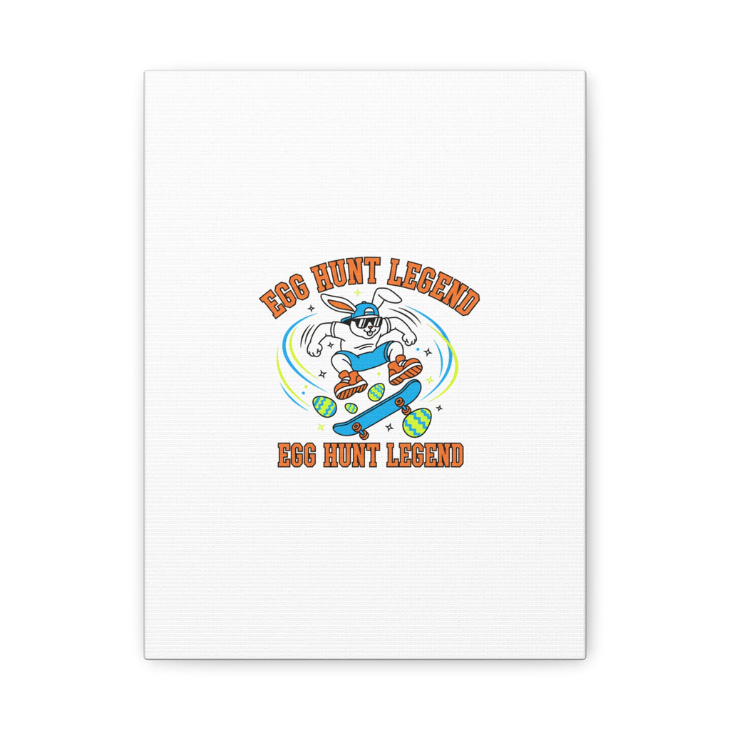 Egg Hunt Legend Canvas | Bold Boys Easter, Egg Hunter Skateboard Dino Egg