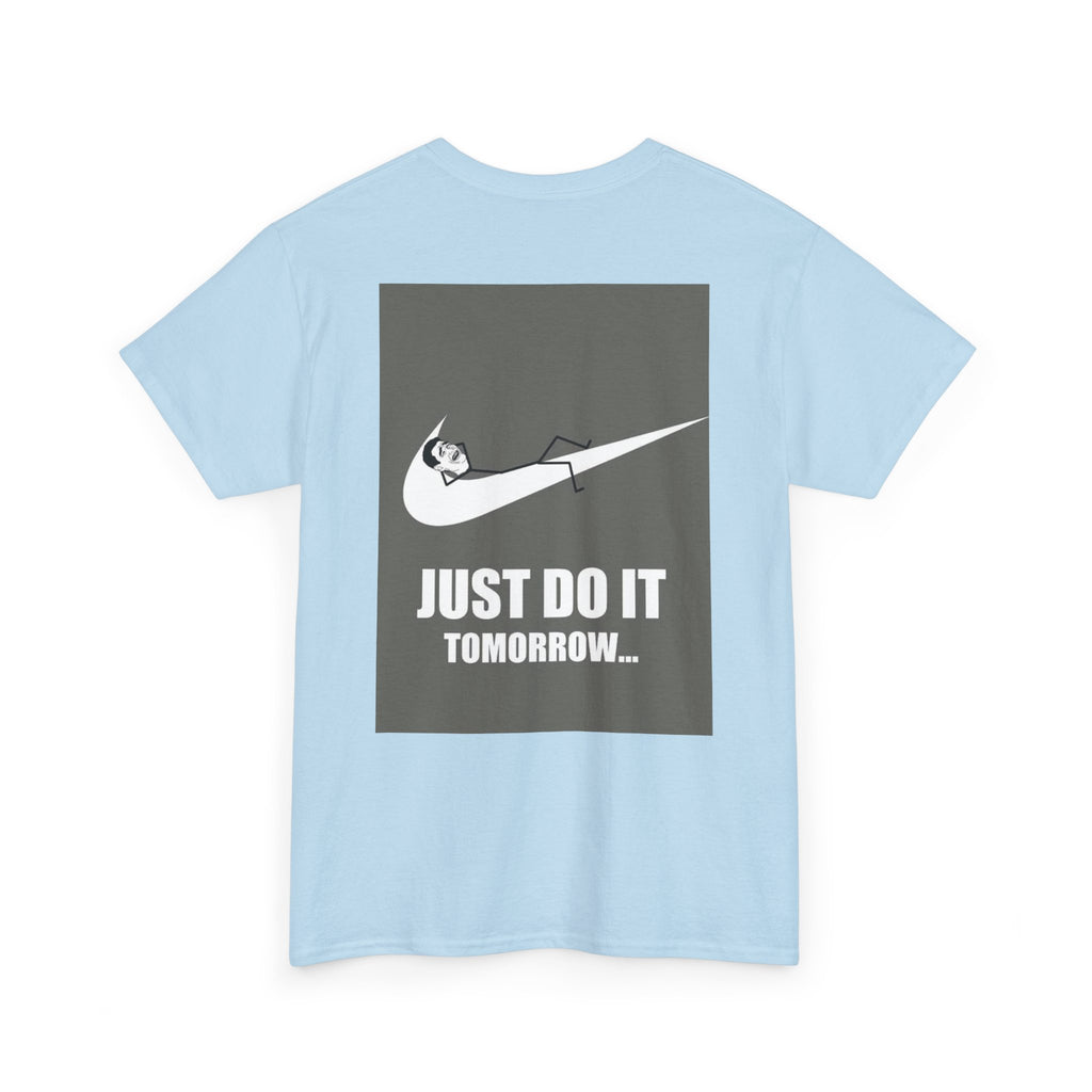 Just Do It Tomorrow Tee — 'Deal With It' Pixel Sunglasses Graphic T‑Shirt