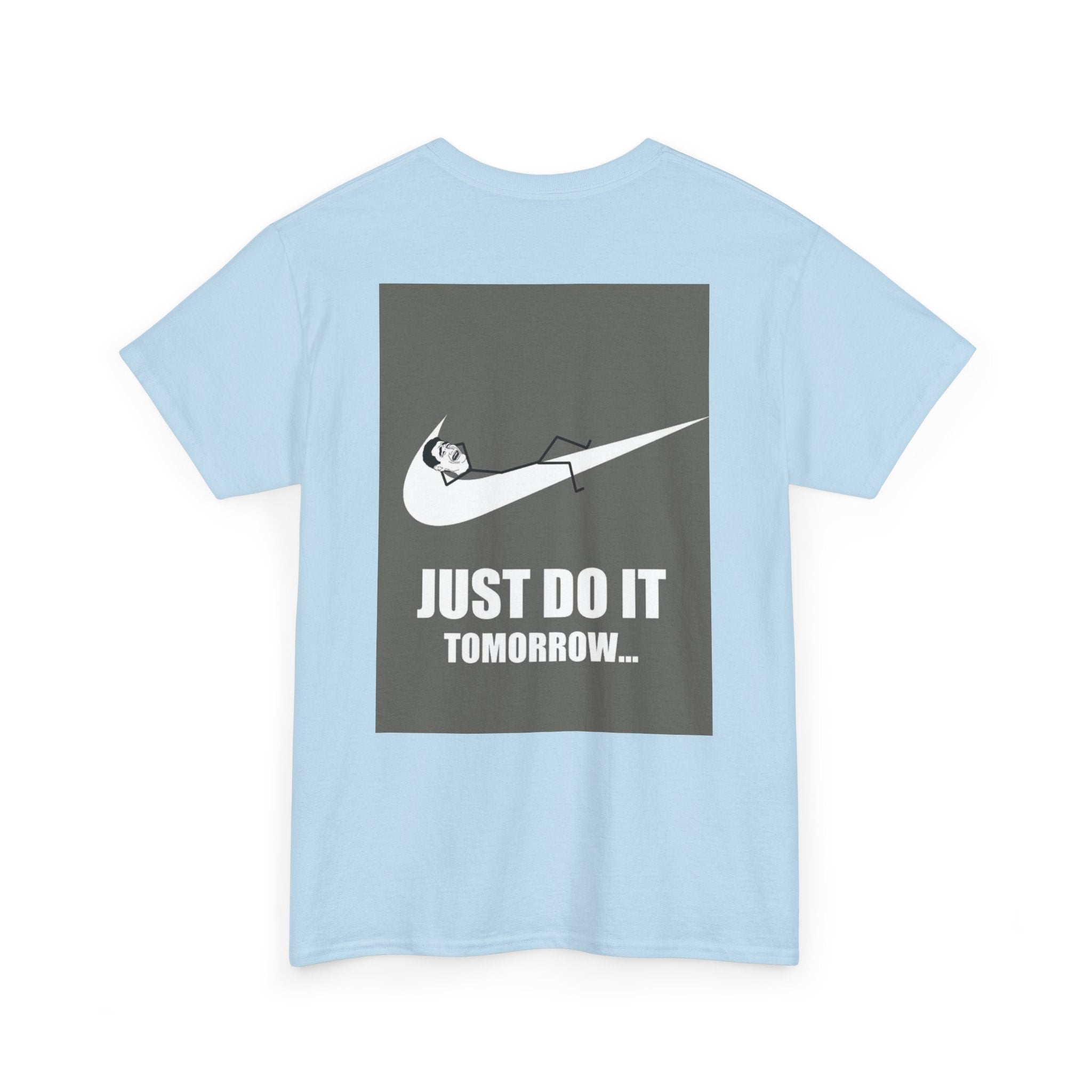 Just Do It Tomorrow Tee — 'Deal With It' Pixel Sunglasses Graphic T‑Shirt