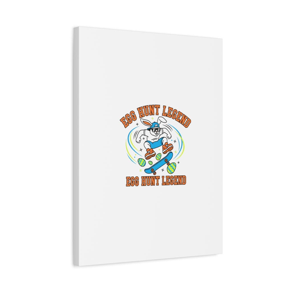 Egg Hunt Legend Canvas | Bold Boys Easter, Egg Hunter Skateboard Dino Egg