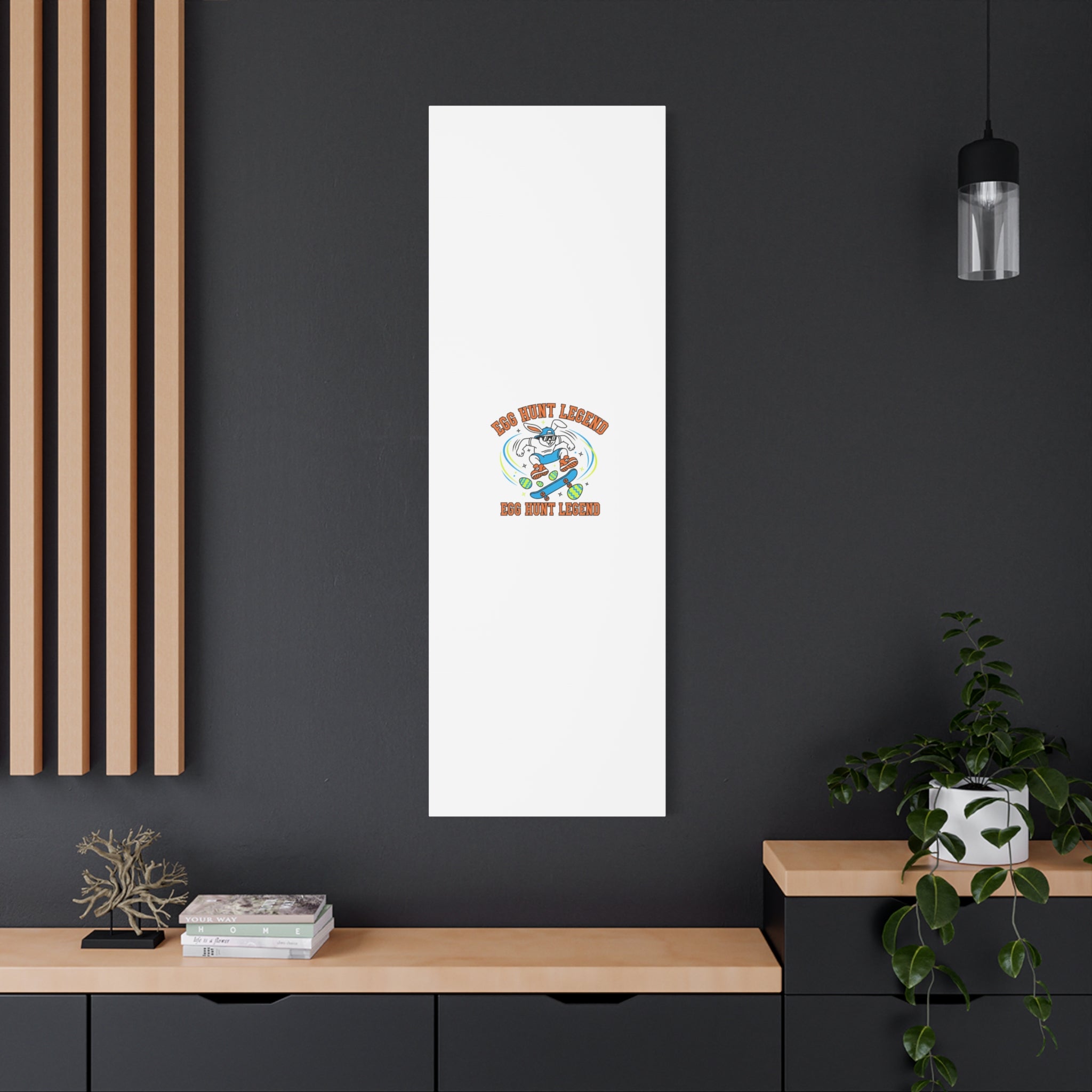 Egg Hunt Legend Canvas | Bold Boys Easter, Egg Hunter Skateboard Dino Egg