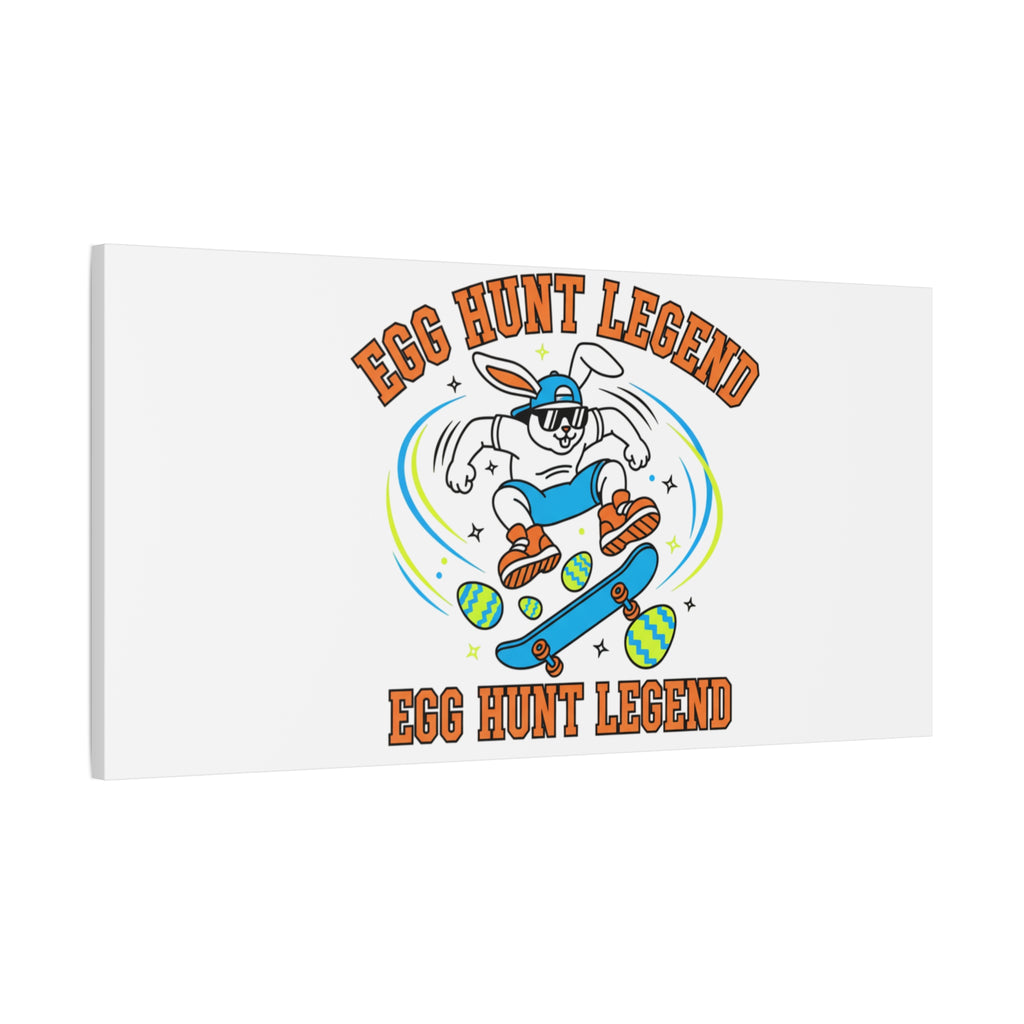 Egg Hunt Legend Canvas | Bold Boys Easter, Egg Hunter Skateboard Dino Egg