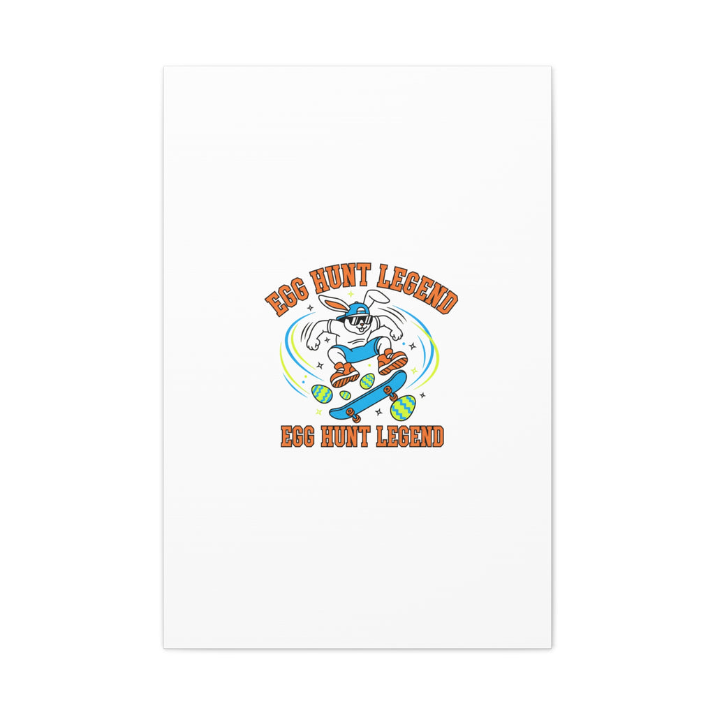 Egg Hunt Legend Canvas | Bold Boys Easter, Egg Hunter Skateboard Dino Egg