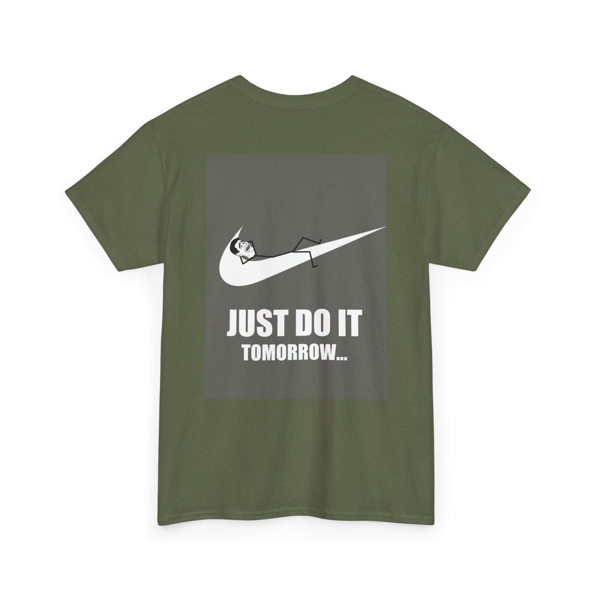 Just Do It Tomorrow Tee — 'Deal With It' Pixel Sunglasses Graphic T‑Shirt