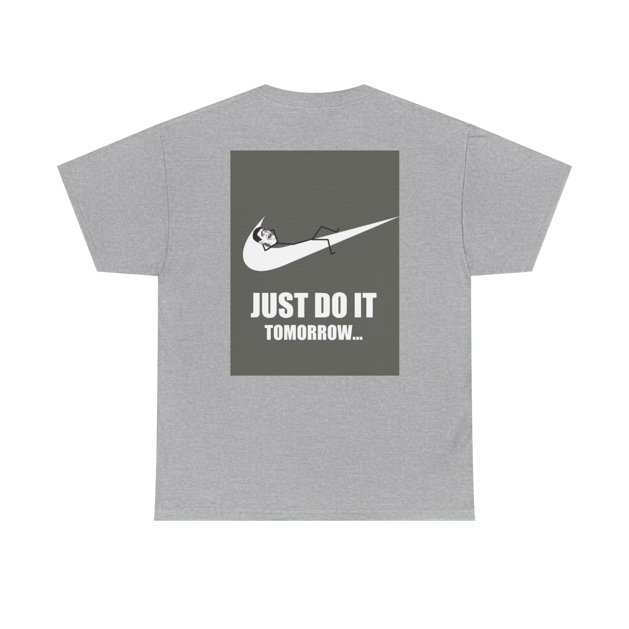 Just Do It Tomorrow Tee — 'Deal With It' Pixel Sunglasses Graphic T‑Shirt