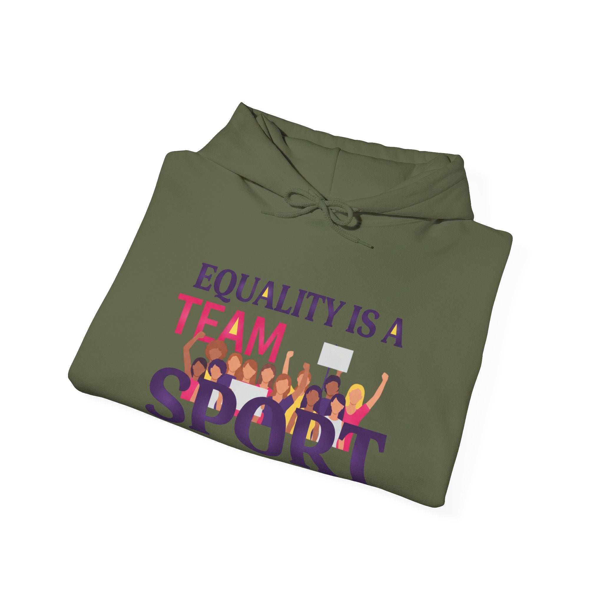 Equality Is a Team Sport Hoodie — Inclusive Team Unity Sweatshirt