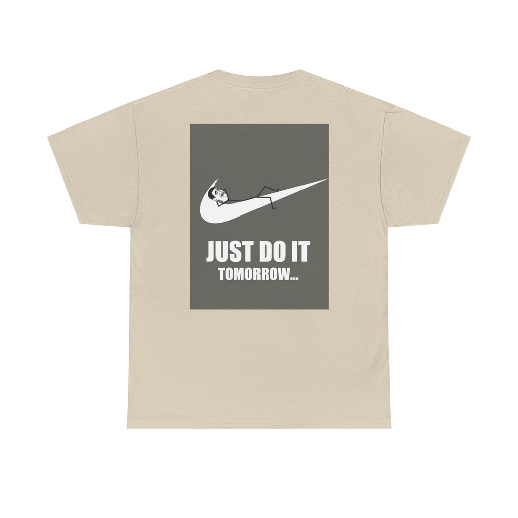 Just Do It Tomorrow Tee — 'Deal With It' Pixel Sunglasses Graphic T‑Shirt