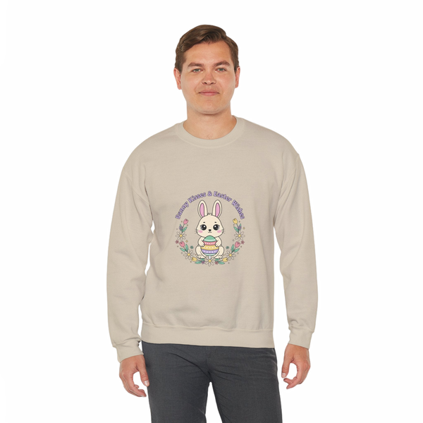 Easter Bunny Aesthetic Crewneck Sweatshirt, pastel spring, vintage Easter